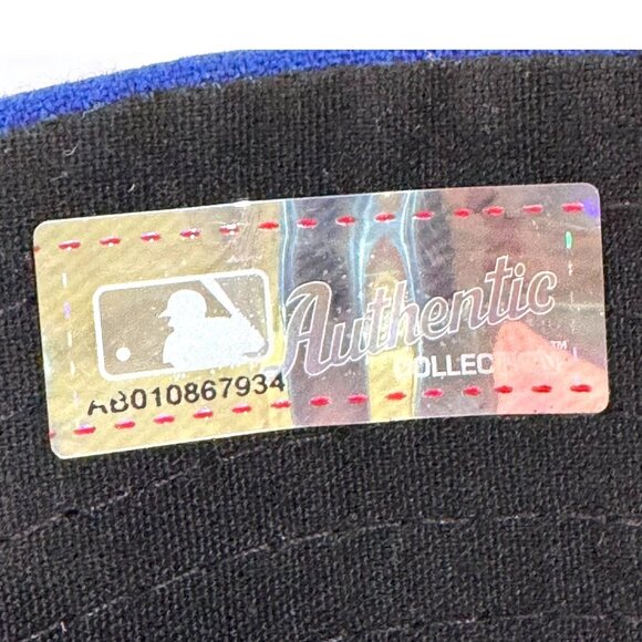 New Era Cool Base Retro Kansas City Royals Blue Baseball Cap 7 5/8 MLB Authentic - Picture 5 of 12